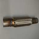 Exhaust Flex Pipe Universal Type 100% Stainless Steel For Heavy Duty and Cars (1 PC, 2.25X8X12)