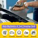 Microfiber Cleaning Cloth, 100 Pack Cleaning Rags Microfiber Towel Bulk Absorbent Lint-Free WashCloths, All-Purpose Towels for Cars, Shop, Automotive, Garage, Home Kitchen 11.5"*11.5", Grey