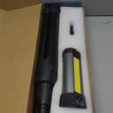 10000mAh Rechargeable LED Work Light with Stand, 3200 Lumens 4.8ft Telescoping Tripod, 2 Detachable Magnetic Lamp Panels, Cordless Garage Workshop Light for Car Repair Inspection Jobsite (big-size)