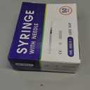 50 Pack 1ml Syringes with Needle-25Ga 1 Inch, Individually Sealed Packaging