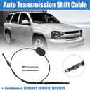 X AUTOHAUX Automatic Transmission Gear Shifter Cable for Chevrolet Trailblazer SSR for GMC Envoy for Buick Rainier for Oldsmobile for Saab Auto Trans Control Lever Cable Assembly 15785087