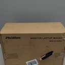 MOUNTUP Single Monitor Desk Mount Holds Screen up to 32 inch, Adjustable Gas Spring Monitor Arm, Computer Monitors Stand with Clamp/Grommet Mounting Base, VESA Mounts Fit 4.4-17.6lbs Computer, Black