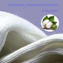 Seamless Crew Socks above Ankle, Cotton Dress Socks for Women, Women's Thin Crew Socks (6 Pairs) (White)