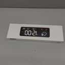 Digital Wall Clock, Digital Clock Large Display with Network Auto-Synced, Corded Smart LED Alarm Clocks Real-Time Shows Weather, Indoor/Outdoor Temp Humidity for Living Room Bedroom Classroom Office