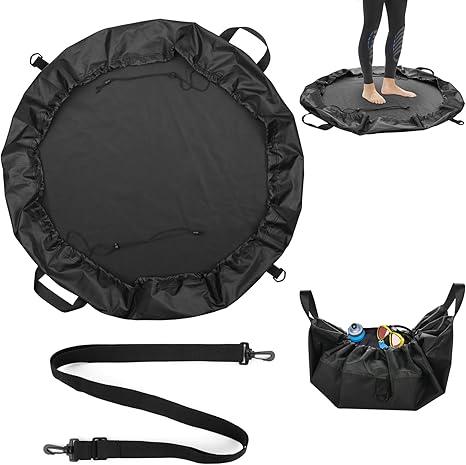 Cosmos Wetsuit Changing Mat Beach Wetsuit Storage Bag Surfer Wet Bag Foldable Waterproof Dry Bag with Handle and Adjustable Strap for Diving, Swimming, Surfing, Kayakers and Water Sports