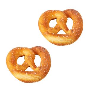 2 Pcs Realistic Artificial Bread Simulation Baked Snack Fake Food Bread Model Photography Prop for Home Kitchen Party Shop Display Decoration