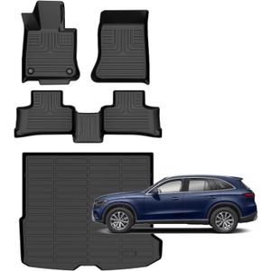 for Mercedes Benz GLCGLC 300GLC 350e GLC 43 AMG Floor Mats 2026 2025 2024 2023,Car Mats for Mercedes Benz GLC All Weather Anti-Slip Floor Mats Cargo Liner Accessories