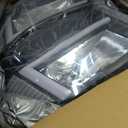 LED DRL Headlight Assembly, Fit 2009-2018 Dodge Ram 1500/10-18 Ram 2500 3500 4500 5500(Only fit factory dual beam halogen headlights, Additional H4 bulb required) Black Housing Clear Reflector