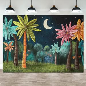 Wild Baby Shower Kids One Birthday Backdrops for Photoshoot, Wild The Things Themes Party Picture Decorations Wall Backdrop for Photography Decor Banner, Photographic Studio Photo Backgrounds 7X5 FT