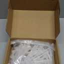 Yousoontic 50 Pcs Christmas Light Clips, Gutter Light Clips Plastic Fascia Boards Hanger for Clay Tile Roof Christmas Party Decoration Roof Gutter Fence Eave