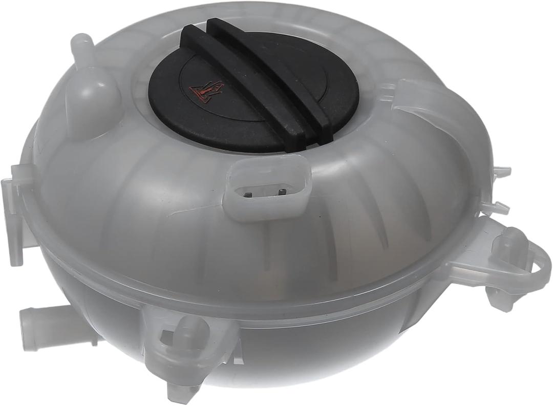 X AUTOHAUX Coolant Radiator Reservoir Tank 5Q0121407A Coolant Overflow Expansion Bottle with Cap and Sensor for Audi A3 8VA, 8VF 2012-20208 1 Set