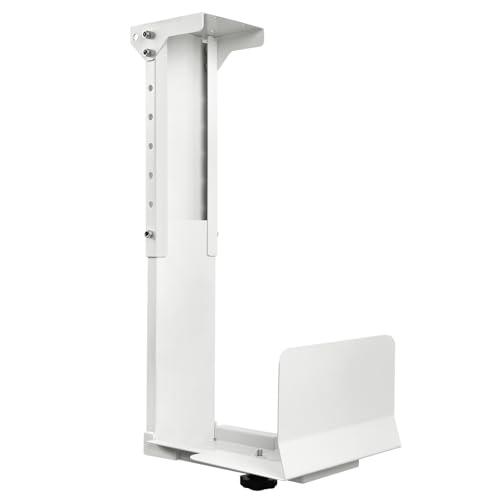 Heavy Duty Computer Wall Mount PC Case - Upgraded, Also Great for PC Mount Under Desk - Height Adjustable from 11" to 21", Width Adjustable from 5.5" to 9.8", Computer Tower Under Desk Home Office