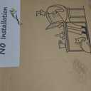 Folding Desk - 39.4 Wood Top Foldable Desk for Small Spaces | No Assembly Required Compact Desk for Home Office, Writing, and Study (White)