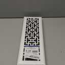 4" x 14" Oriental Design Steel Floor Register in Glacier White Finish for Floor l- Decorative Air Vent Covers- Floor Register 4 x 14