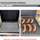 Grill Grate for 22 Blackstone Replacement 22 Griddle Grill Insert Tabletop 22In 2 Burner Parts Blackstone 1666 2144 1935 Adventure Ready 22 2304 Pro Series 2165 2119 Flat Top Cooking Grid 2PCS