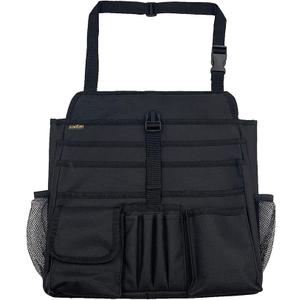 Car Front Seat Organizer, Back Seat Storage with Adjustable Straps Truck Seat Organizers for Delivery Drive, Office File, Passenger Seat