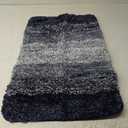 OLANLY Bathroom Rugs Mat 30x20, Extra Soft Absorbent Microfiber Bath Rugs, Rubber Backing, Quick Dry, Machine Washable Bath Mats for Bathroom Floor, Tub and Shower, Home Decor Accessories, Airy Blue