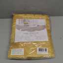 Rectangle Table Cloth Linen Farmhouse Stainproof Waterproof Washable Polyester Oblong Rectangular Fabric Table Cover for Kitchen Dining Dinner (Gold, 60 X 144 Inch)