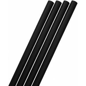 JAM Paper Gift Wrap - Matte Wrapping Paper - 100 Sq Ft Total - Matte Black - 4 Rolls/Pack