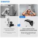 1.2HP Whole House Variable Speed Water Pressure Booster Pump 90PSI 115V Automatic Penmanent Mangnet Motor Constant Pressure 1500GPH Wireless App Control for Home House Villa Apartmen