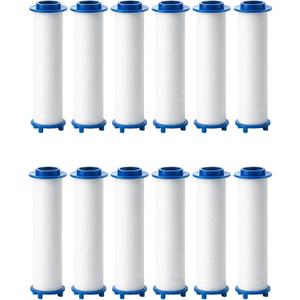 12 PCS Ion Drops Shower Head Filters, 3.3Inch Filtered Shower Head Replacements, Universal Fit for Most Showerheads, Showerhead with Filter for Detachable
