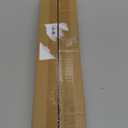 Shower Curtain Rod Adjustable 43-78 inch, 1"Diameter Spring Tension Curtain Rod No Drill, Anti-Rust Non-Slip Shower Rod, Black Shower Curtain Rod for Bathroom Tension