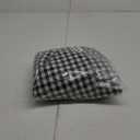 100% Cotton Black White Plaid Ruffled Table Cloth Rectangular 120x60 in Buffet Cottage Coquette Checker Gingham Vintage Decorative Tablecloth (Black/White Plaid, 120x60 inches)