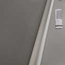 LazBlinds No Tools No Drill Cordless Zebra Blinds for Windows, Dual Layer Light Control for Day and Night, Light Filtering Privacy Roller Blinds and Shades for Home, 38" W x 72" H, Stone Grey
