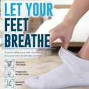 Doctor's Select Viscose Bamboo Ankle Diabetic Socks for Women and Men - 6 Pairs | Super Soft, Non Binding, Loose Wide Top