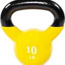 All-Purpose Color Vinyl Coated Kettlebell, 5-50 Pounds