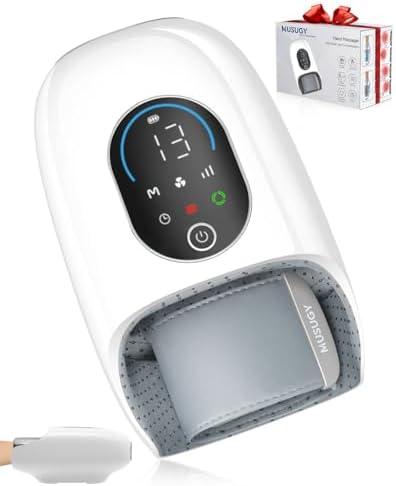 Hand Massager with Heat and Compression : Full-Hand and Wrist Coverage with Touchscreen & Palm Roller – Designed for Daily Comfort at Home, Office, or Travel