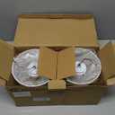 2 Pack Cordless Table Lamp, Rechargeable Desk Lamp with Fabric Shade, Battery Operated Lamp 3 Color Stepless Dimming, Small Touch Bedside Lamp Home Decor for Dining, Counter (Brushed Gold)