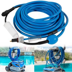 9995861 Cable and Swivel DIY 2 Wire for Dolphin Robotic Pool Cleaners Nautilus (Old), DX3, Advantage Plus, Endeavor, Atlantis, Primal X3, DX3S, Orion, M3, Saturn (Old), Quest & Neptune 60FT (18M)
