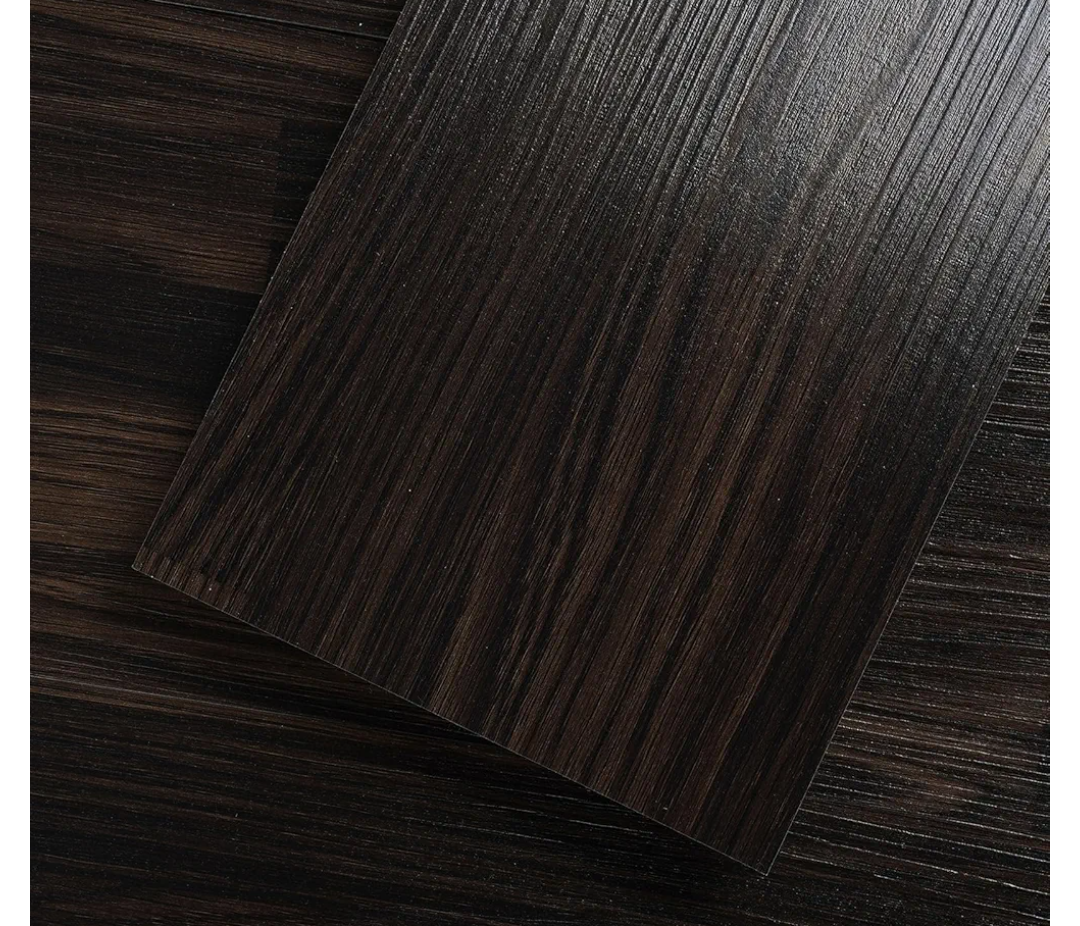 Peel and Stick Vinyl Flooring 36 Pack 54 Sq.Ft, Waterproof Vinyl Flooring Peel and Stick for Office, Living Room, Bathroom, Kitchen - Unique Design, Easy to Install Floor Black
