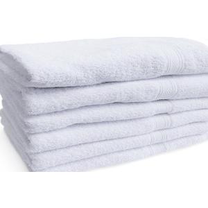 Towels N More 6 Pack 20"X40" Small Light Weight Gym Towels or Can be Used as Kids Bath Towels or Salon Towel, 100% Ring Spun Cotton Loops Sweat Towels Women's Hair Dry Towel