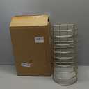 MyGift Large Desktop Document Holder, Brass Metal Wire File Folder Organizer Rack with 8Slots and Arch Design