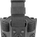 BOOMSTICK Drop Leg Platform for Holsters and Mag Pouches, Molded Polymer, Adjustable Straps, Durable & Secure