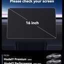 Nmoiss 3 in 1 16 New Model Y Premium & performance (2026) Screen Protector Matte 3 Psc Protector Center Display + Rear Touchscreen + Rearview Mirror Model Y