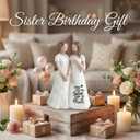 Bestfriend Birthday Gifts for Women, Friendship Gifts for Women Friends, for Women, Sister Birthday Gift, Gift for Women - Friend Hand-Painted Figure