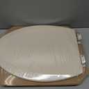 Bemis 1500EC 146 Almond Elongated Molded Wood Toilet Seat with Easy-Clean & Change Hinge