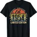 Est 1954 Limited Edition 71st Birthday Vintage 71 Year Old T-Shirt
