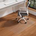 Tonaus Office Chair Mat 30"48", Chair Mat for Hardwood Floor Transparent Clear PVC Floor Protector for Home Office Study Wooden Floors