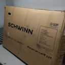 Schwinn Shuffle or Shuffle Deluxe Adult Kick Scooter, 26 Inch Front Wheel & 20 Inch Rear Wheel, Smooth Ride, Durable Steel Frame, Fenders, Front & Rear Linear Pull Brakes, Two Wheel Scooter for Adults (White)