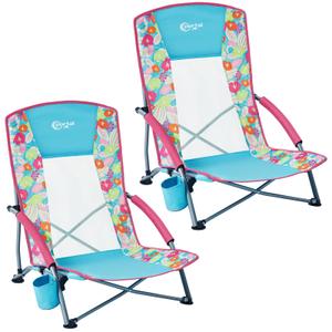 Portal Low Beach Chair for Adults, 350 Lbs Weight Capacity Sand Chair