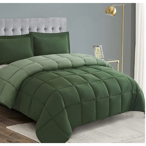 HIG 3pc Green Oversized King Plus Comforter Set Duvet Insert, Reversible, All Season, Box Stitched, with Corner Tabs, Soft, Fluffy（128'' x 120''）