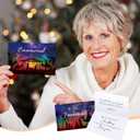 48 Set Religious Nativity Christmas Card Scripture Emmanuel Christian Jesus Greeting Cards with Envelope Bulk Scriptures Bible Verses Nativity Scene for Xmas Blessings Party Winter New Year