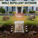 Mole Repellent Pouches for Yard Outdoorto Mouse Repellent Pouches 10Pack Squirrel Repellent Pouches Groundhogs Repellant Outdoor Nature Mouse Deterrent for Indoor Outdoor Use, for Garden & Home