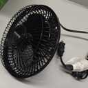 Holmes 6” Personal Table Fan – 2 Speeds, Compact, 15° Head Tilt, Wide-Angle Oscillation, Black