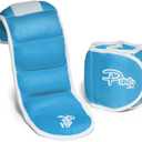 HEALTHYMODELLIFE Ankle Weights Set - 0.5lb, 1lb, 2lbs, 3lbs, 4lbs, 5lbs, 8lbs and Adjustable Sets - for Women, Men and Kids (Baby blue)