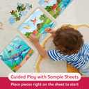 SYNCFUN 4 Packs Magical Dinosaur Wooden Puzzles Glow in The Dark, 35 & 24 PCS Puzzles Board for Preschool Educational Toddlers, Dinosaur Toys for Kids Ages 3-5 Birthday Valentine Easter Gifts